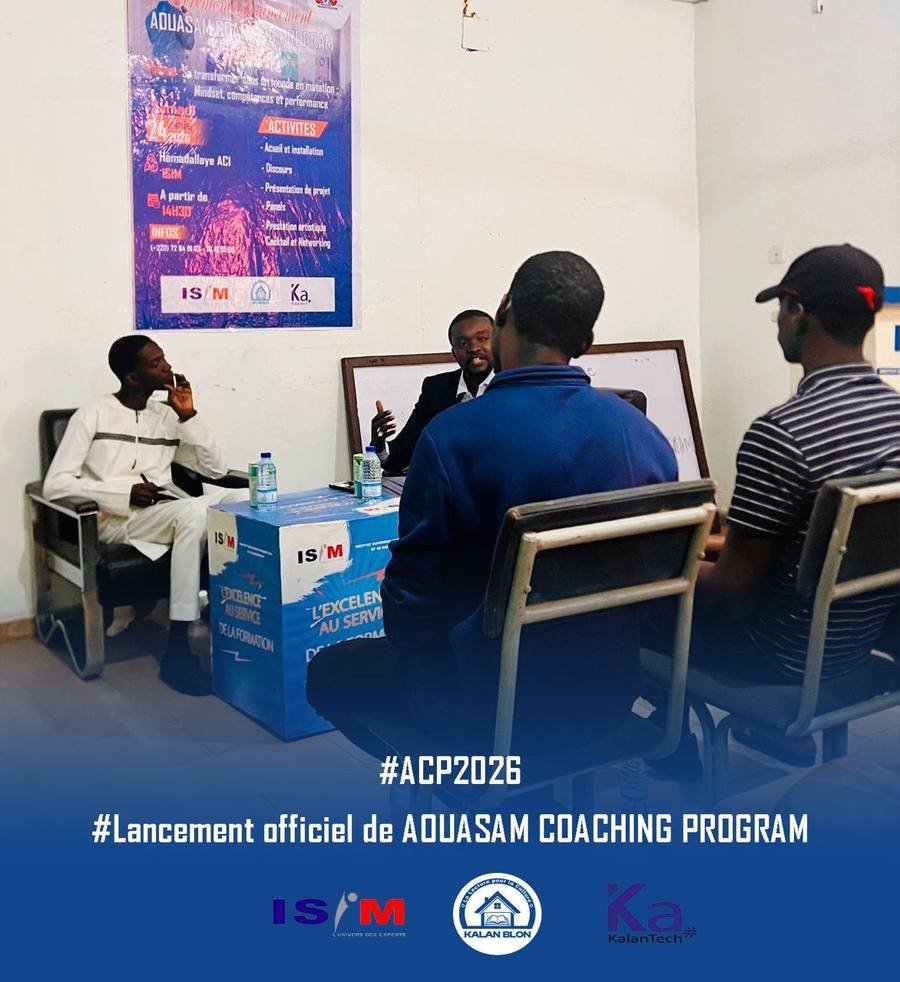 Lancement du AQUASAM Coaching Program